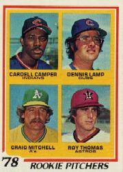1978 Topps Baseball Cards      711     Cardell Camper/Dennis Lamp/Craig Mitchell/Roy Thomas DP RC
